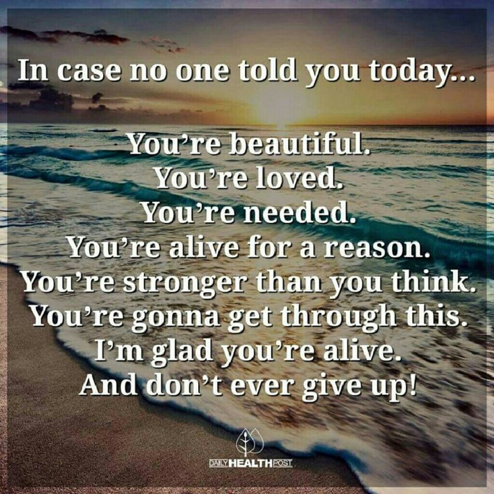 Sometimes We Just Need to Hear It... :)